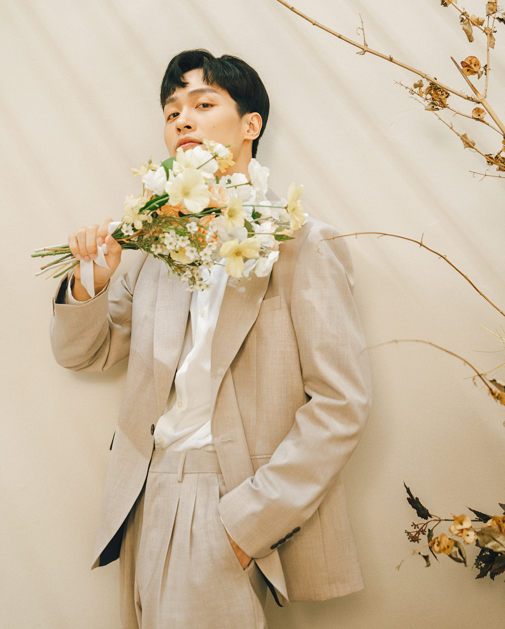 輕鬆自在，卻不失品味的韓系文青風西服✨